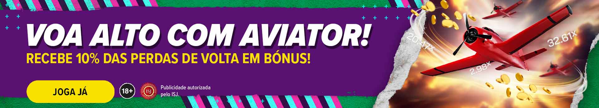 Aviator Bonus Back SLIDERS